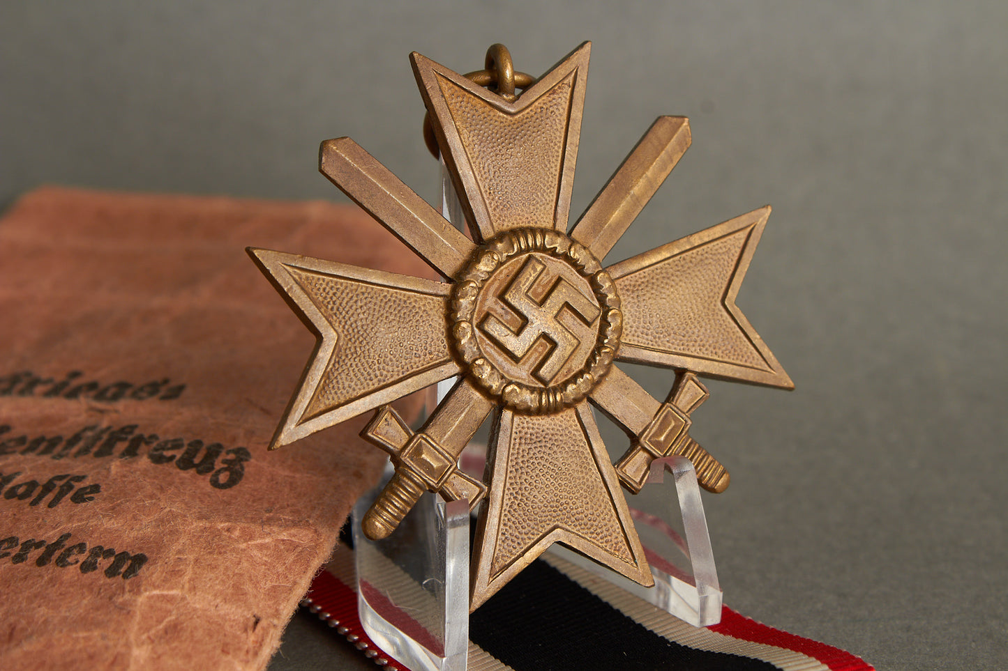 "Kriegsverdienstkreuz 2. Klasse" w. Swords. In envelope. Original.