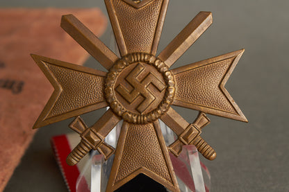 "Kriegsverdienstkreuz 2. Klasse" w. Swords. In envelope. Original.