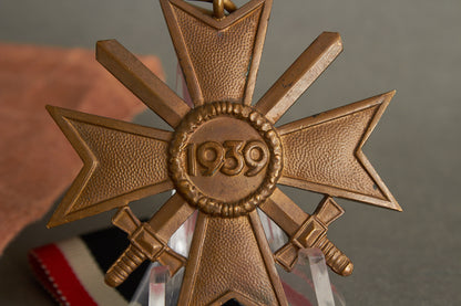 "Kriegsverdienstkreuz 2. Klasse" w. Swords. In envelope. Original.