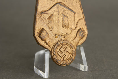 NSDAP "Kreis-Appell 1935" Tinnie. Repaired needle. Original.