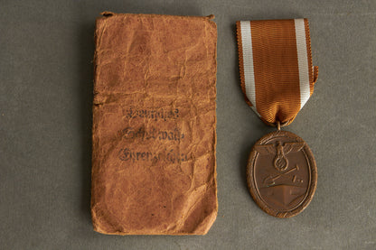 RESERVED "Deutsches Schutzwall Ehrenzeichen". In envelope. Original.