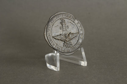 N.S.D.M.B. (Nationalsozialistischer Deutscher Marinebund) Tinnie. Repaired Needle. Original.