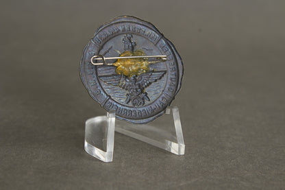 N.S.D.M.B. (Nationalsozialistischer Deutscher Marinebund) Tinnie. Repaired Needle. Original.