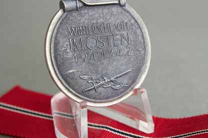 "Winterschlacht im Osten" Medal. Unmarked. Original.