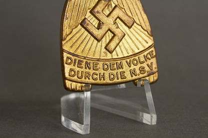 N.S.V (Nationalsozialistische Volkswohlfahrt) Tinnie. Original.