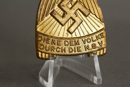 N.S.V (Nationalsozialistische Volkswohlfahrt) Tinnie. Original.