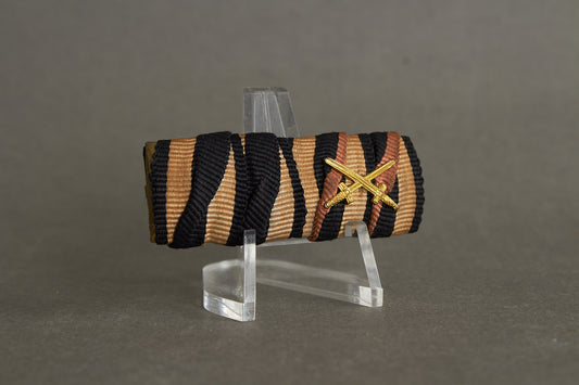 2-Place Ribbon Bar. Original.