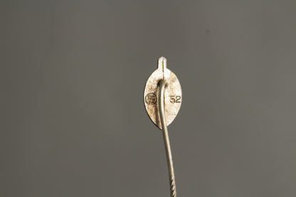 NSKOV (Nationalsozialistische Kriegsopferversorgung) Member pin. Maker marked "RZM 52". Original.