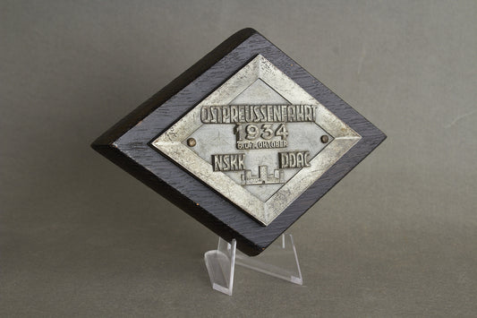 Early NSKK "Plakette" from 1934. Rare. Original.