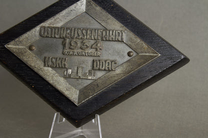 Early NSKK "Plakette" from 1934. Rare. Original.