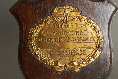 Early NSKK "Plakette" from 1936. Rare. Original.
