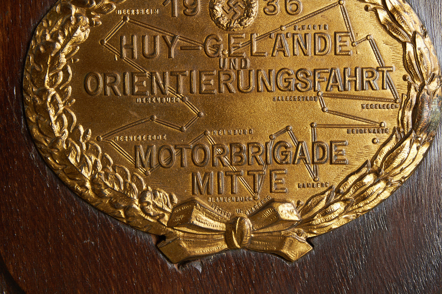 Early NSKK "Plakette" from 1936. Rare. Original.