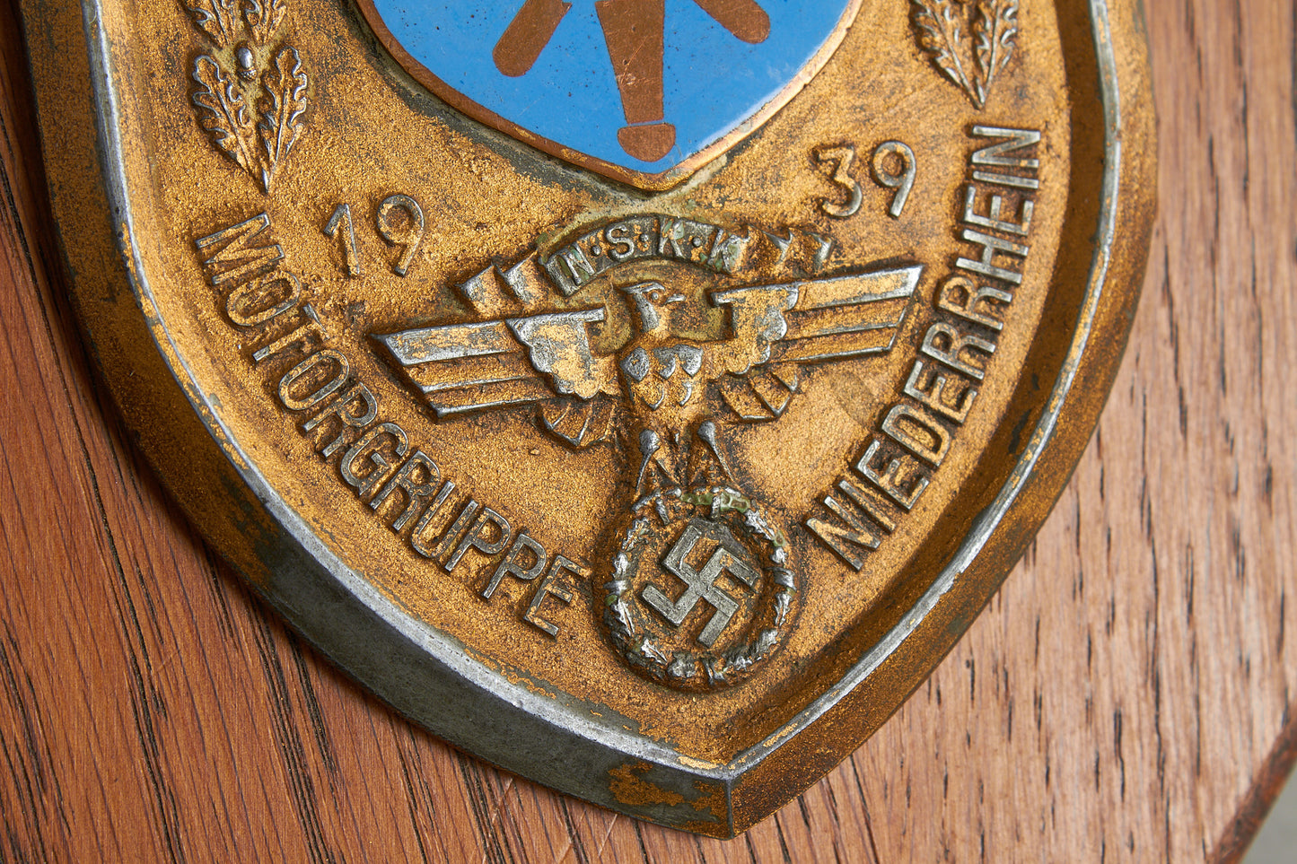 Large NSKK "Plakette" from 1939. Rare. Original.