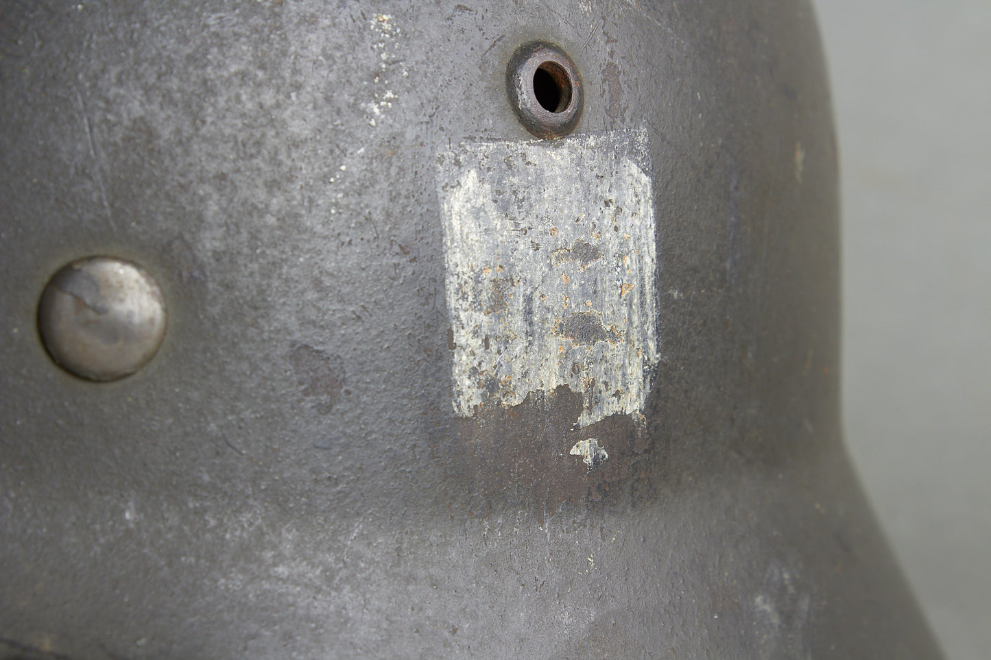 Wehrmacht M35 Single Decal Helmet. Original.