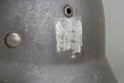 Wehrmacht M35 Single Decal Helmet. Original.