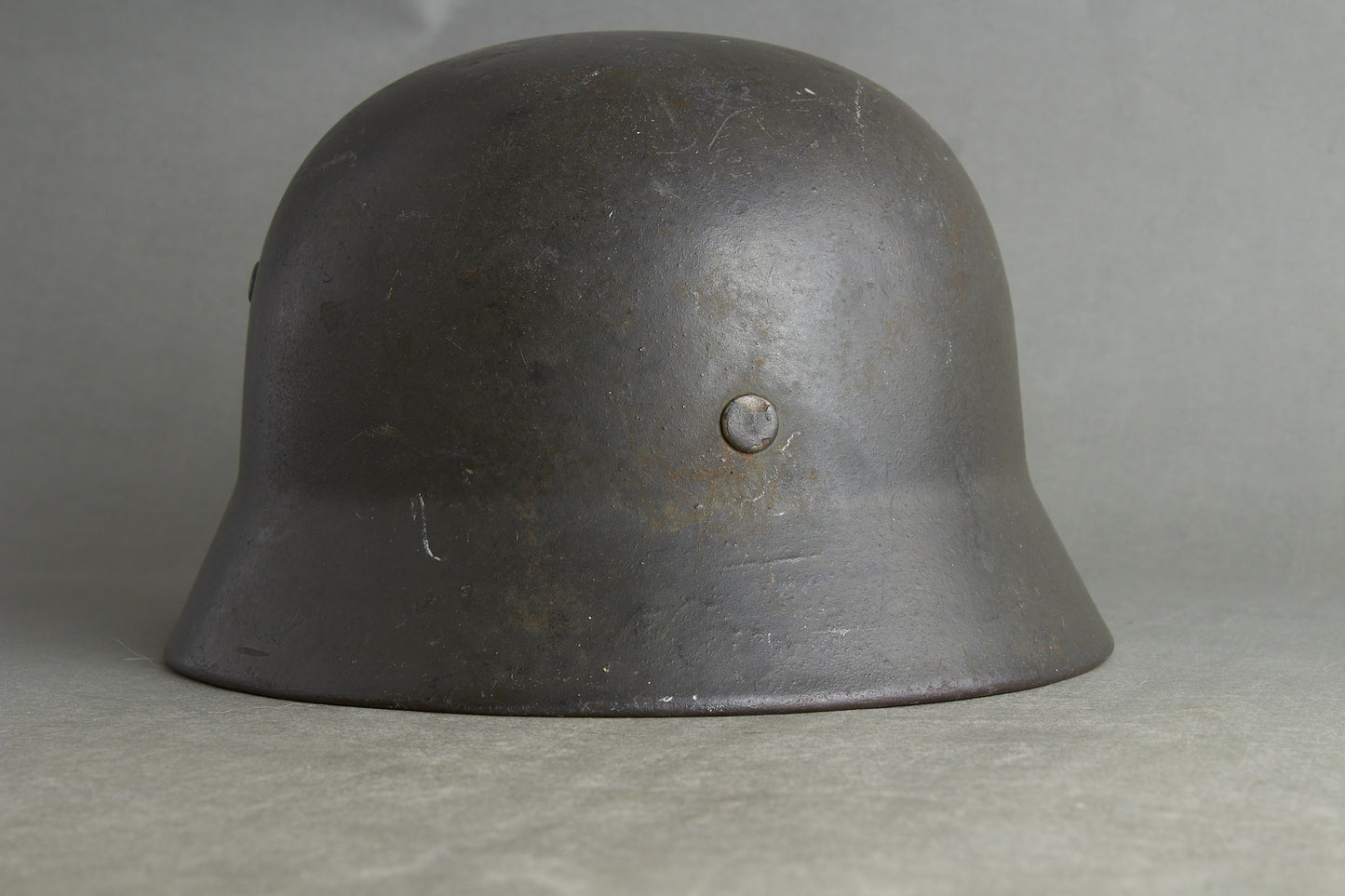 Wehrmacht M35 Single Decal Helmet. Original.