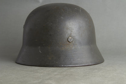 Wehrmacht M35 Single Decal Helmet. Original.