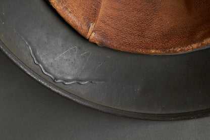 Wehrmacht M35 Single Decal Helmet. Original.
