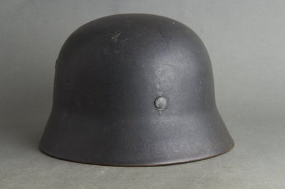 Luftwaffe M40 Single Decal Helmet. Original.