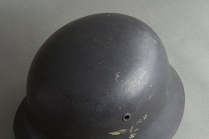 Luftwaffe M40 Single Decal Helmet. Original.