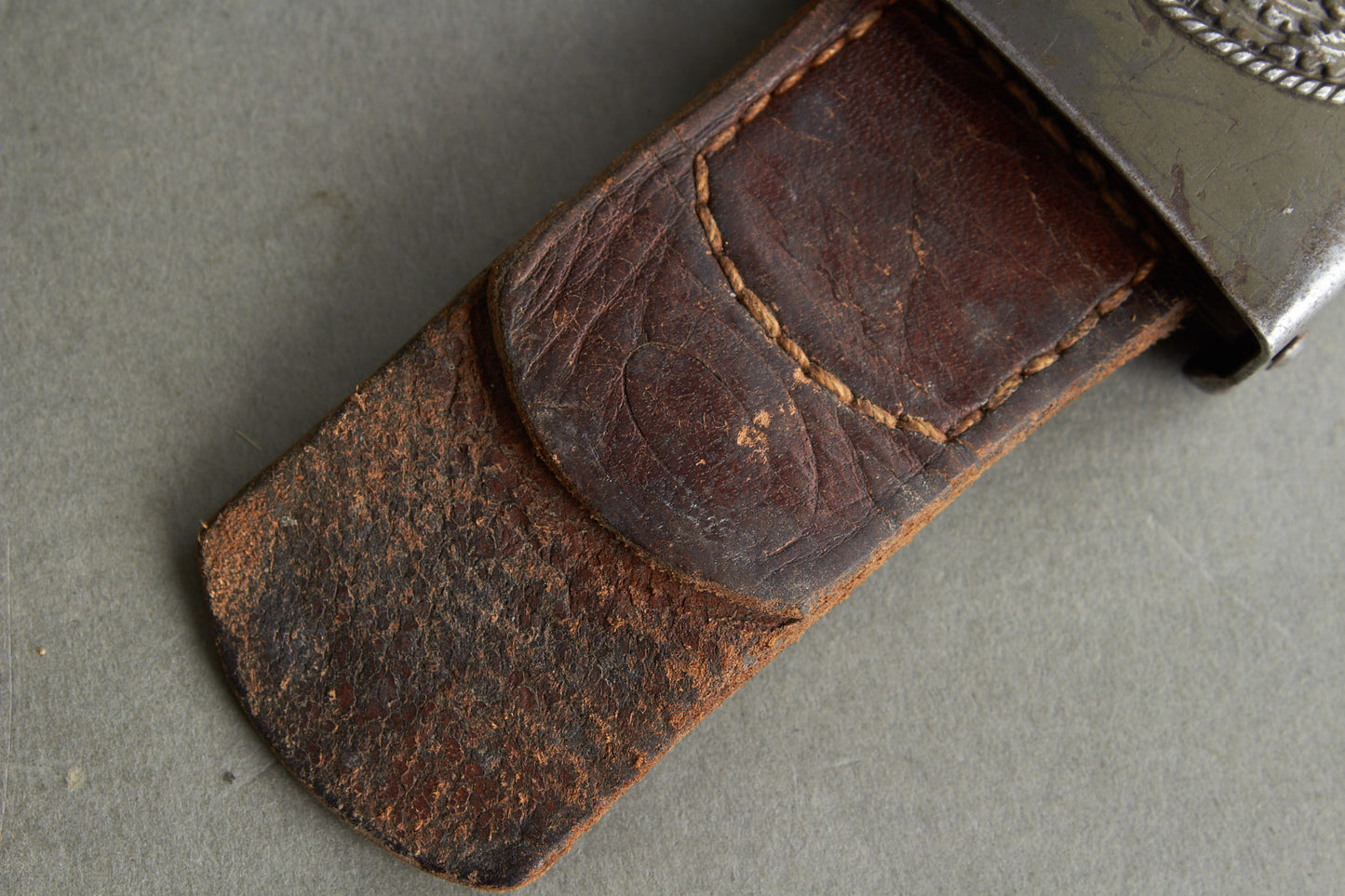 Wehrmacht Combat Belt Buckle. Maker marked "R.S.&S." Original.