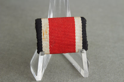 Iron Cross "Eisernes Kreuz" 2. Class. Single Ribbon Bar. Original.