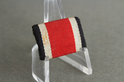 Iron Cross "Eisernes Kreuz" 2. Class. Single Ribbon Bar. Original.
