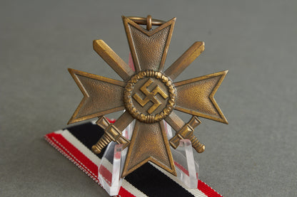 "Kriegsverdienstkreuz 2. Klasse" w. Swords. Maker marked. Original.