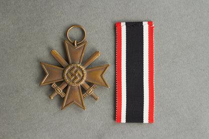 "Kriegsverdienstkreuz 2. Klasse" w. Swords. Maker marked. Original.