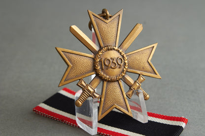 "Kriegsverdienstkreuz 2. Klasse" w. Swords. Maker marked "71". Original.