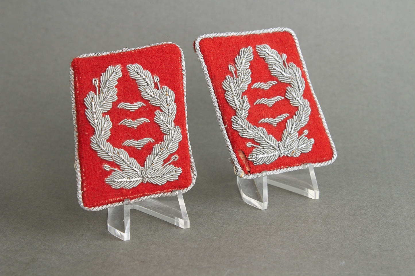 Luftwaffe "Flak" Officer Collar Tabs. Matching Pair. Original.