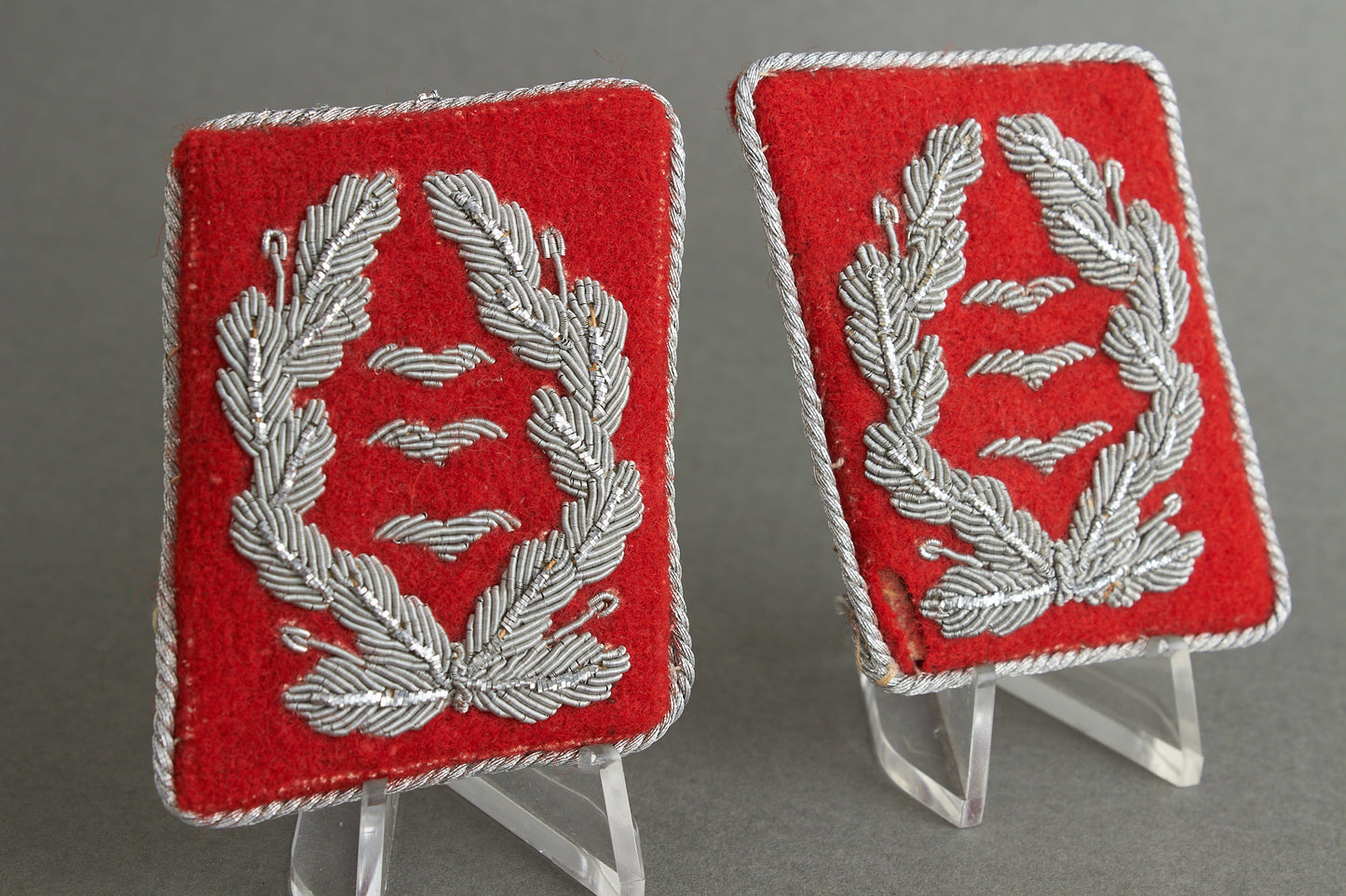 Luftwaffe "Flak" Officer Collar Tabs. Matching Pair. Original.