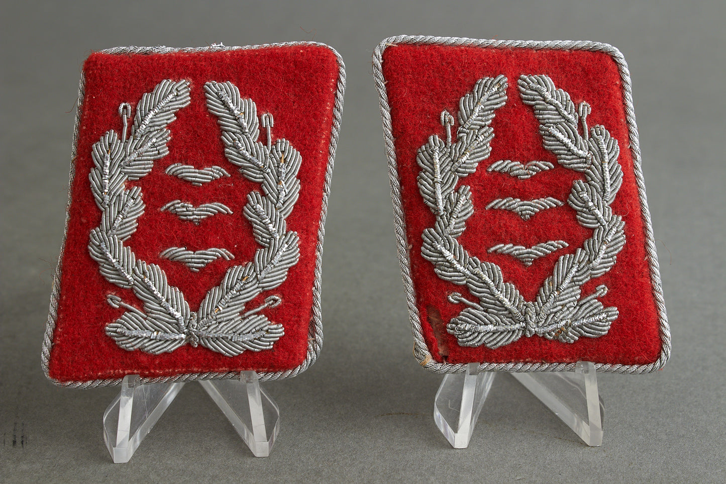 Luftwaffe "Flak" Officer Collar Tabs. Matching Pair. Original.