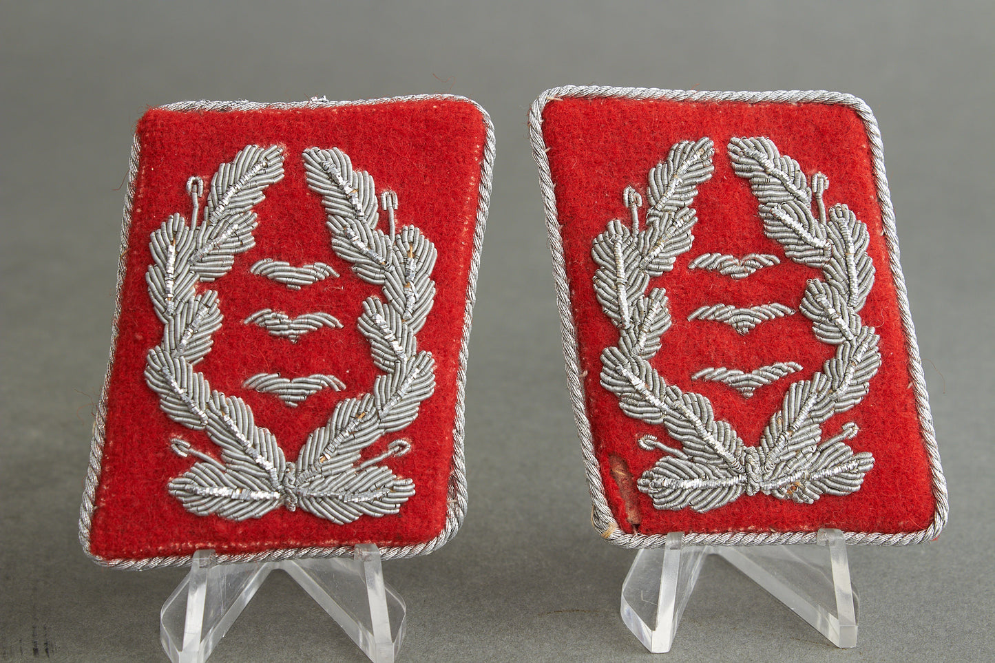 Luftwaffe "Flak" Officer Collar Tabs. Matching Pair. Original.