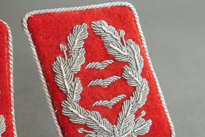 Luftwaffe "Flak" Officer Collar Tabs. Matching Pair. Original.