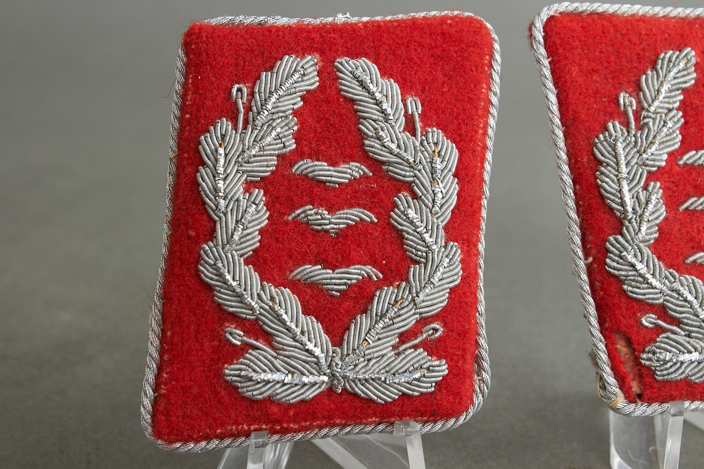 Luftwaffe "Flak" Officer Collar Tabs. Matching Pair. Original.