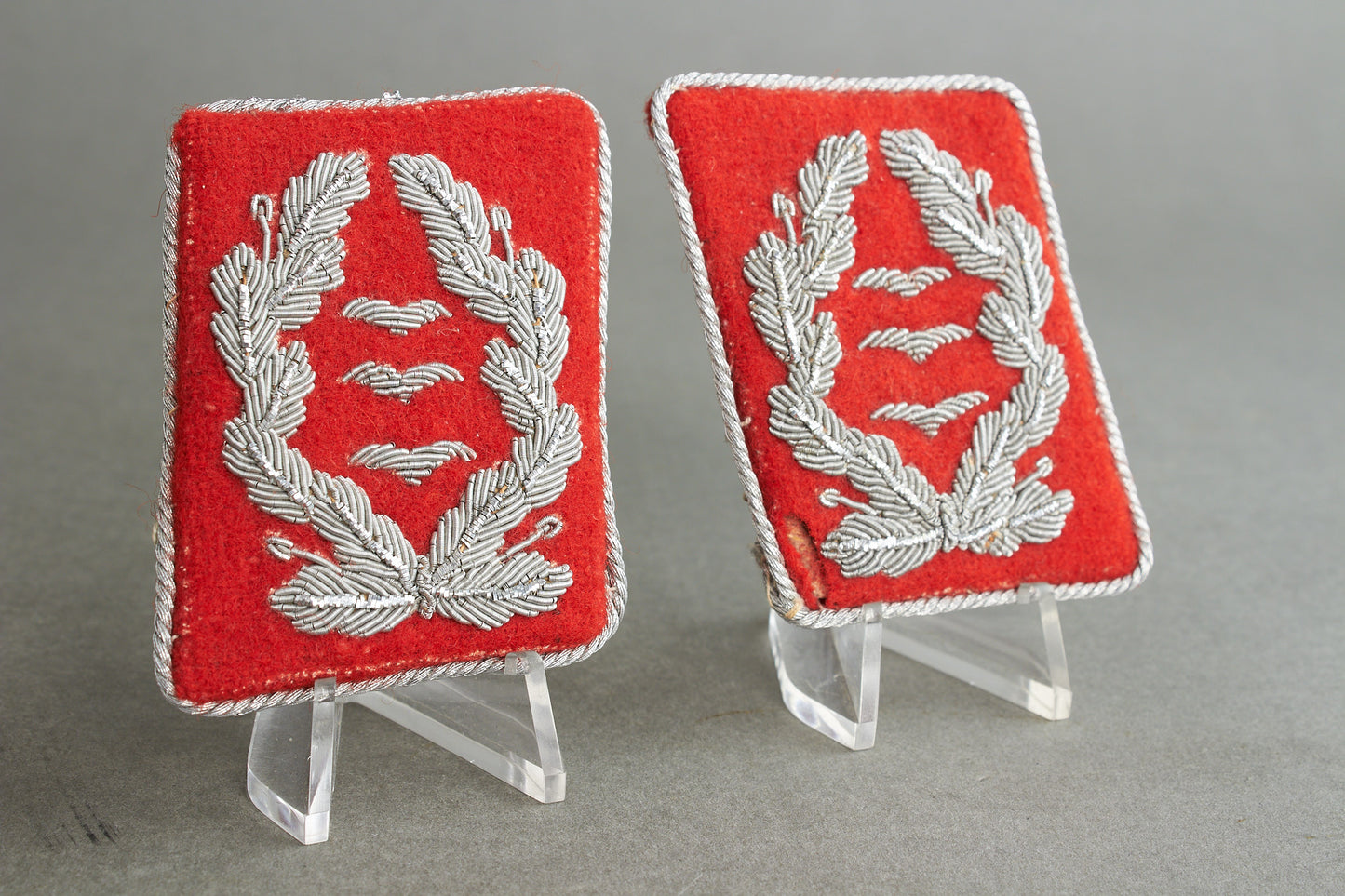 Luftwaffe "Flak" Officer Collar Tabs. Matching Pair. Original.
