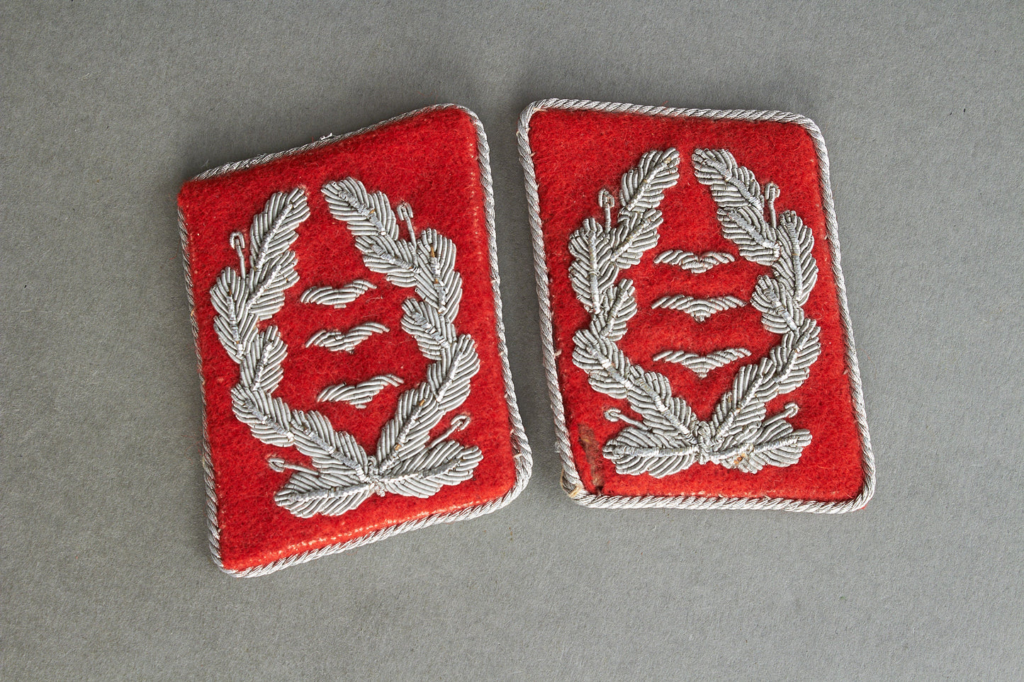 Luftwaffe "Flak" Officer Collar Tabs. Matching Pair. Original.