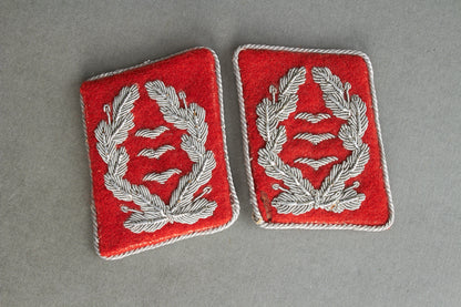 Luftwaffe "Flak" Officer Collar Tabs. Matching Pair. Original.