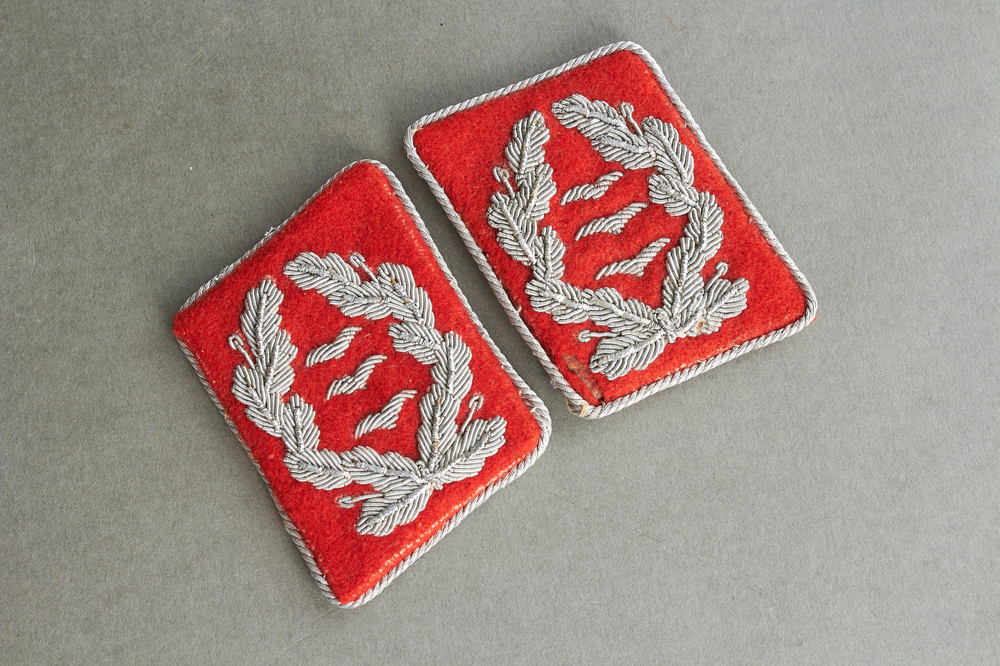 Luftwaffe "Flak" Officer Collar Tabs. Matching Pair. Original.