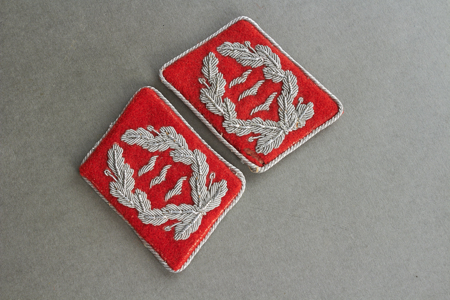 Luftwaffe "Flak" Officer Collar Tabs. Matching Pair. Original.