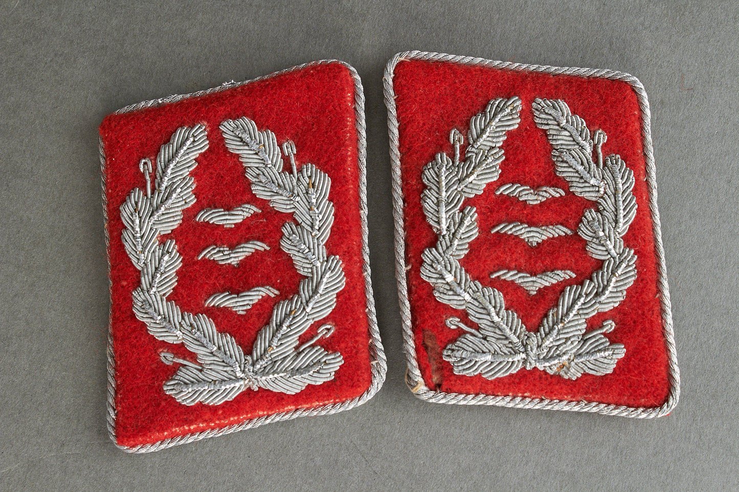 Luftwaffe "Flak" Officer Collar Tabs. Matching Pair. Original.