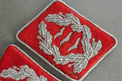 Luftwaffe "Flak" Officer Collar Tabs. Matching Pair. Original.