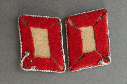 Luftwaffe "Flak" Officer Collar Tabs. Matching Pair. Original.