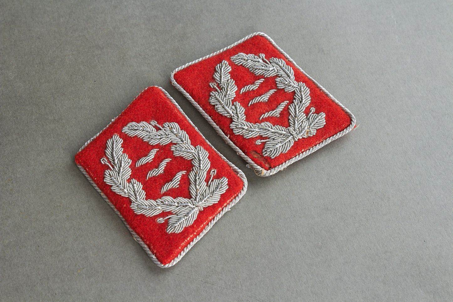 Luftwaffe "Flak" Officer Collar Tabs. Matching Pair. Original.