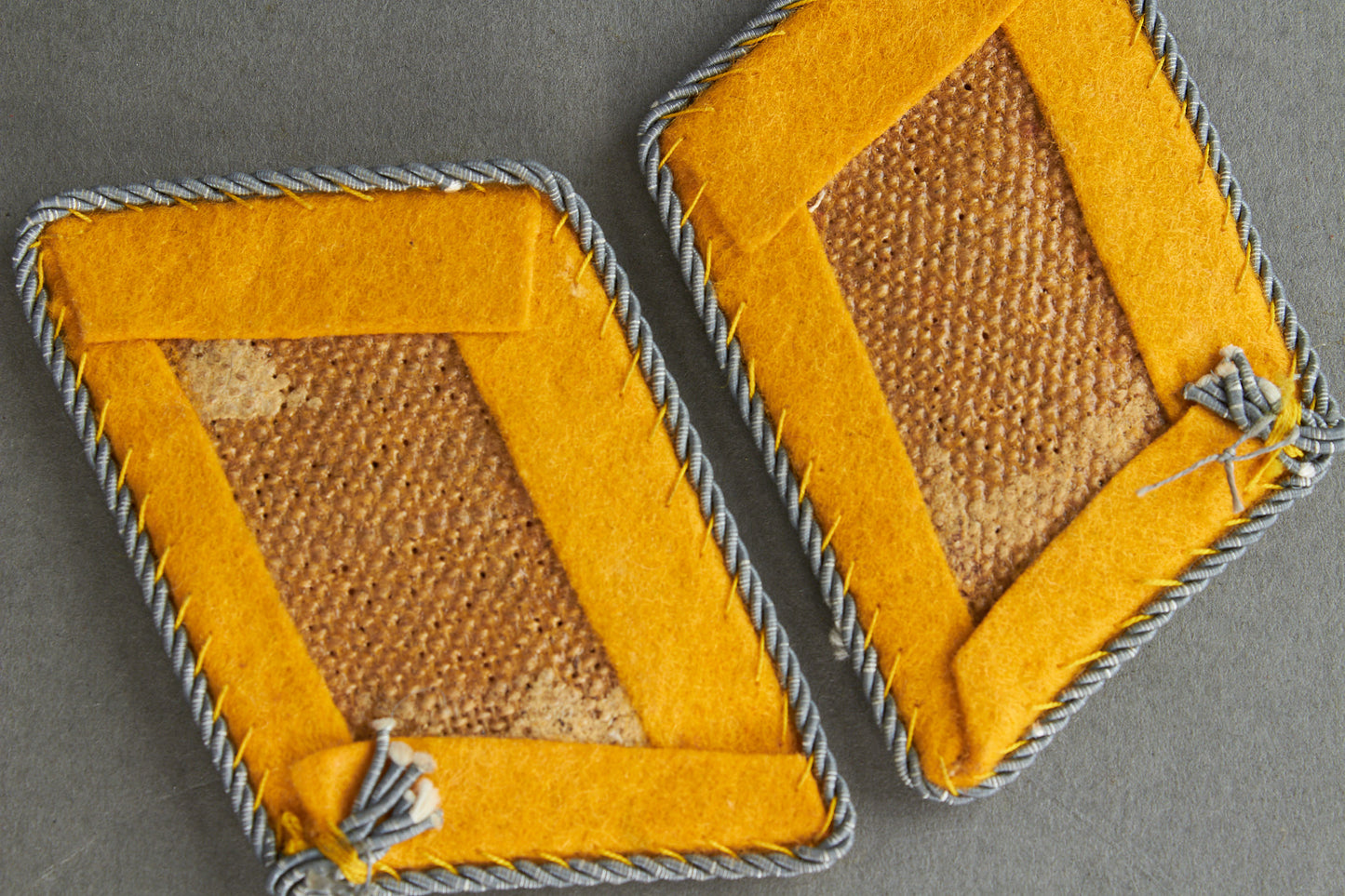 Luftwaffe "Flieger" Officer Collar Tabs. Matching Pair. Original.