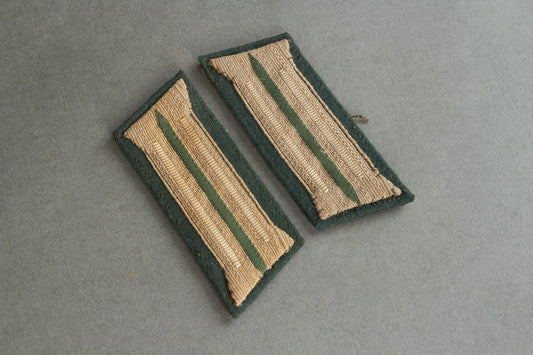 Wehrmacht "Infanterie" Collar Tabs. Matching pair. Original.