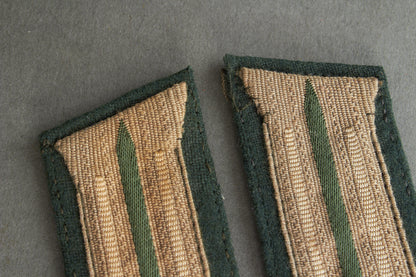 Wehrmacht "Infanterie" Collar Tabs. Matching pair. Original.