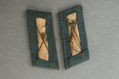 Wehrmacht "Infanterie" Collar Tabs. Matching pair. Original.