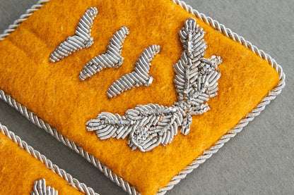 Luftwaffe "Flieger" Officer Collar Tabs. Matching Pair. Original.